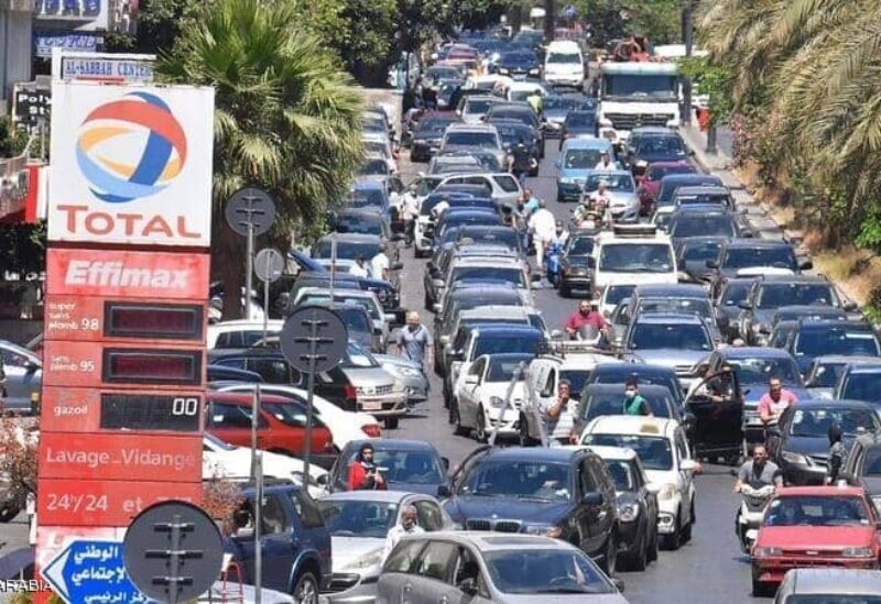 Gas queues in Lebanon