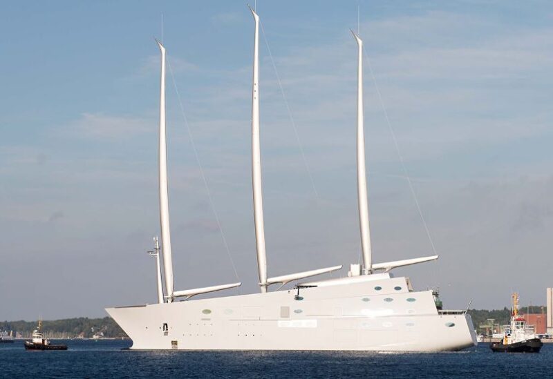 ‘Sailing Yacht A’ also known as the ‘White Pearl’,