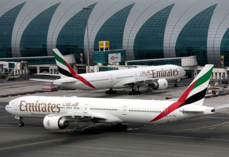 Emirates Boeing 777 planes at Dubai International Airport - REUTERS