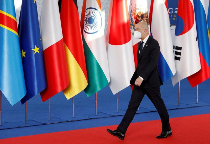 Russian Finance Minister Anton Siluanov arrives for the G20 leaders summit in Rome, Italy October 30, 2021. REUTERS