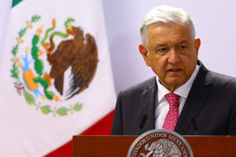 FILE PHOTO: Mexico's President Andres Manuel Lopez Obrador delivers a speech on the third anniversary of his presidential election victory at National Palace in Mexico City, Mexico July 1, 2021. REUTERS/Edgard Garrido