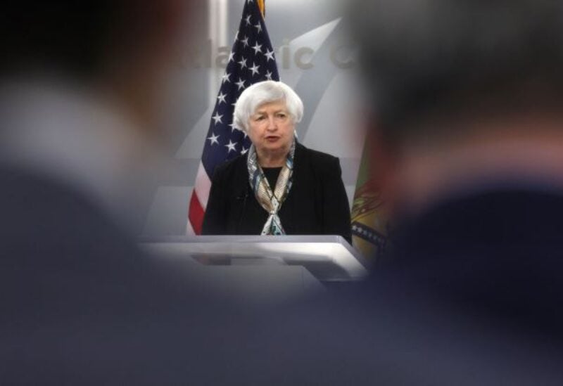 U.S. Treasury Secretary Janet Yellen speaks at the Atlantic Council in Washington - REUTERS