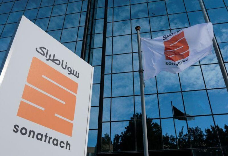 FILE PHOTO: The logo of the state energy company Sonatrach is pictured at the headquarters in Algiers, Algeria November 25, 2019. Picture taken November 25, 2019. REUTERS/Ramzi Boudina