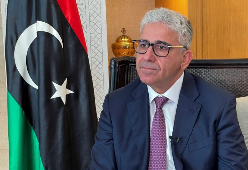 Libya's Fathi Bashagha, who was appointed prime minister by the eastern-based parliament this month, looks on during an interview with Reuters in Tunis, Tunisia March 30, 2022. Picture taken March 30, 2022. REUTERS/Jihed Abidellaoui