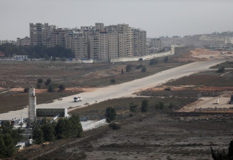 A general view shows an area over the Israeli-occupied West Bank boundary, near the Palestinian city of Ramallah November 25, 2021. REUTERS/Mohamad Torokman