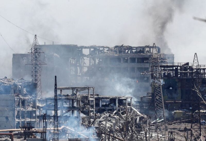 A view shows destroyed facilities of Azovstal Iron and Steel Works during Ukraine-Russia conflict in the southern port city of Mariupol, Ukraine May 11, 2022. REUTERS/Alexander Ermochenko