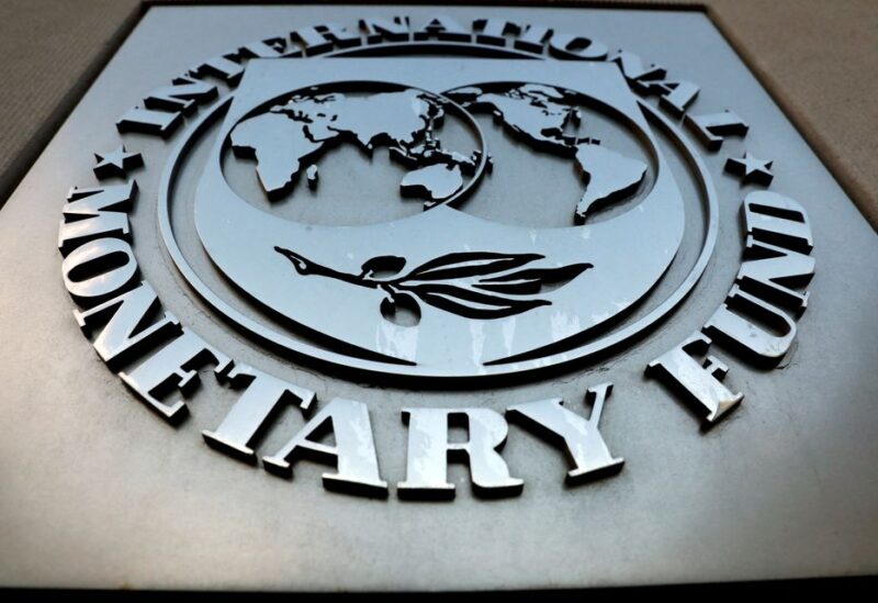 The International Monetary Fund (IMF) logo is seen outside the headquarters building in Washington, United States, September 4, 2018. REUTERS/Yuri Gripas/File Photo