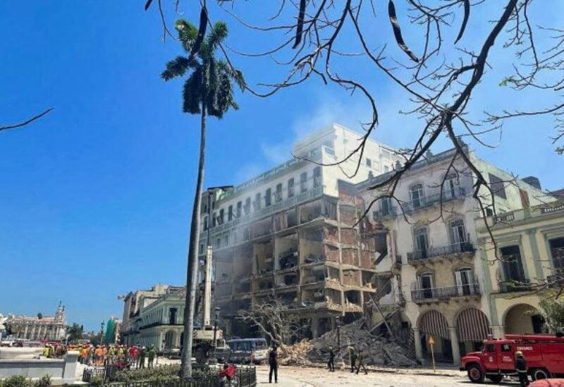 Aftermath of explosion at Hotel Saratoga, in Havana - REUTERS