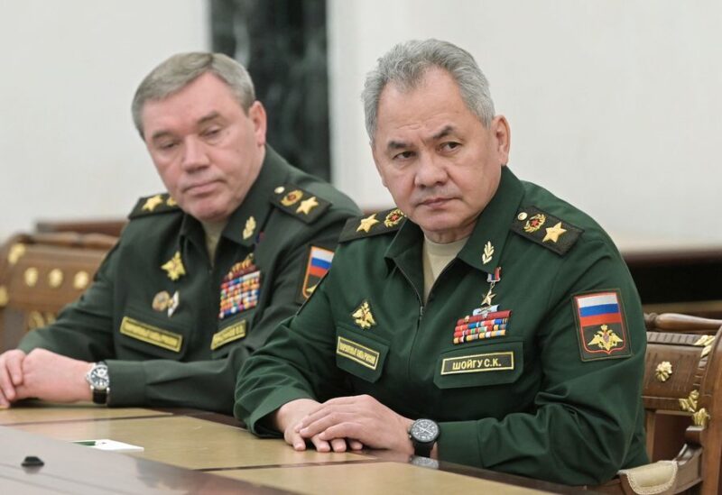 Russian Defence Minister Sergei Shoigu and Chief of the General Staff of Russian Armed Forces Valery Gerasimov - REUTERS