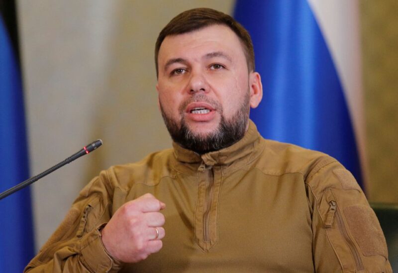 Head of the separatist self-proclaimed Donetsk People's Republic Denis Pushilin