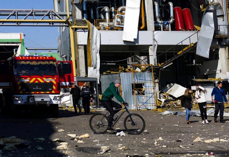 A site of a shopping centre destroyed by shelling is pictured amid Russia's invasion of Ukraine, in Odesa, Ukraine, May 10, 2022. REUTERS/Igor Tkachenko 