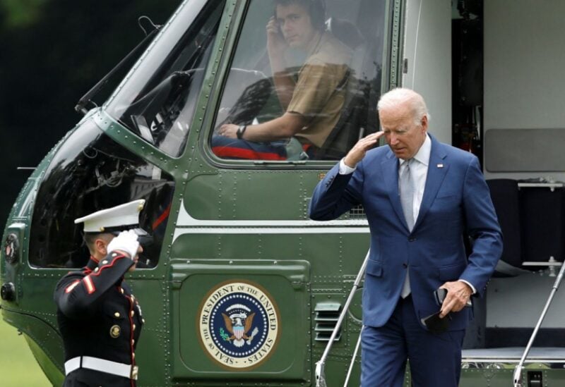 U.S. President Joe Biden returns to the White House in Washington, U.S. June 14, 2022. REUTERS/Jonathan Ernst