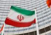 The Iranian flag waves in front of the International Atomic Energy Agency (IAEA) headquarters, amid the coronavirus disease (COVID-19) pandemic, in Vienna, Austria May 23, 2021. REUTERS/Leonhard Foeger/File Photo