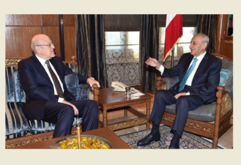 Parliament Speaker Berri tackles developments with PM Mikati