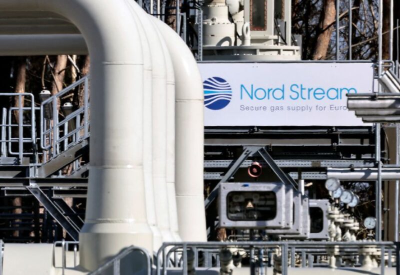 Pipes at the landfall facilities of the 'Nord Stream 1' gas pipeline are pictured in Lubmin, Germany