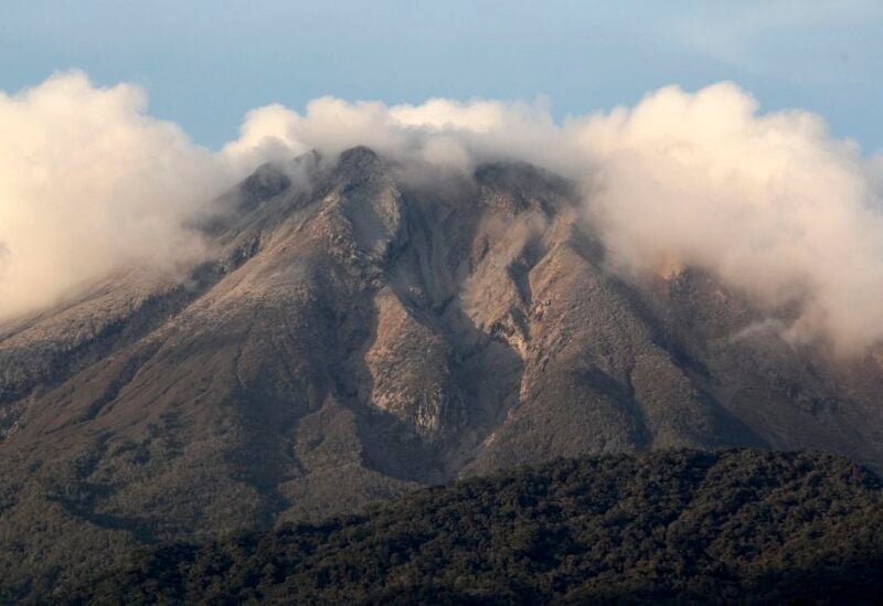 A view of the Mount Bulusan volcano in Irosin town of Sorsogon province, south of Manila