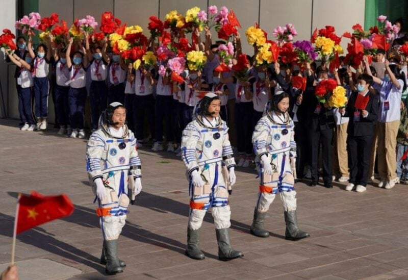 Chinese astronauts blast off to space station as construction enters high gear