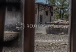 A tank of the Ukrainian Armed Forces its seen in the industrial area of the city of Sievierodonetsk, as Russia's attack on Ukraine continues, Ukraine June 20, 2022. REUTERS/Oleksandr Ratushniak