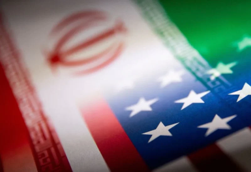 American and Iranian flags