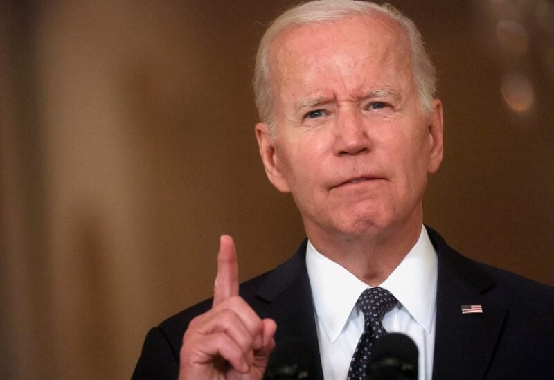 U.S. President Joe Biden speaks about gun violence during a primetime address from the White House in Washington, U.S., June 2, 2022. REUTERS/Leah Millis