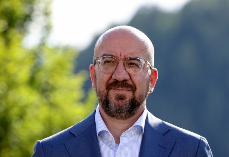 European Council President Charles Michel attends the first day of the G7 leaders' summit at Bavaria's Schloss Elmau castle, near Garmisch-Partenkirchen, Germany, June 26, 2022. REUTERS/Lukas Barth/Pool