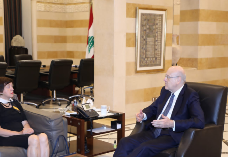 Mikati, UN’s Wronecka broach post-elections developments