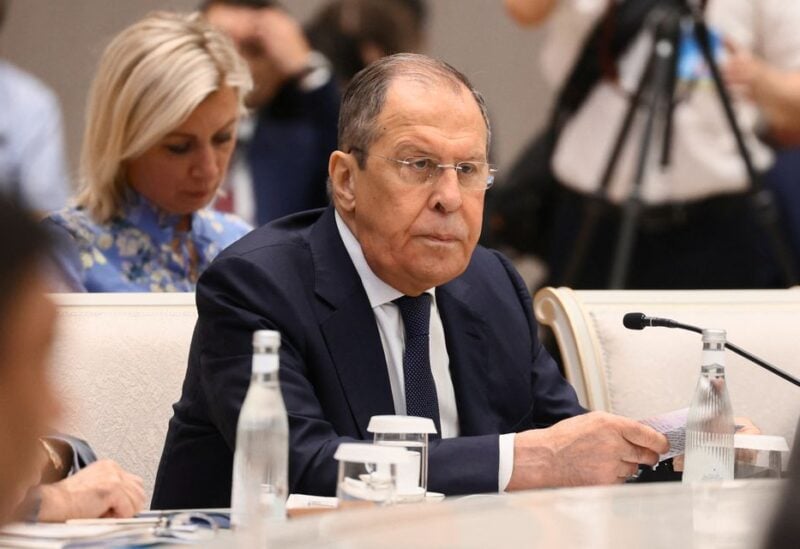 Russian Foreign Minister Sergei Lavrov attends a session of the Foreign Ministers Council of the Shanghai Cooperation Organization (SCO) in Tashkent, Uzbekistan July 29, 2022. Russian Foreign Ministry/Handout via REUTERS