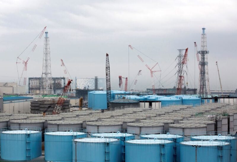 Storage tanks for contaminated water stand at Tokyo Electric Power Co's (TEPCO) Fukushima Dai-ichi nuclear power plant in Okuma, Fukushima, Japan, February 23, 2017. REUTERS/Tomohiro Ohsumi/Pool