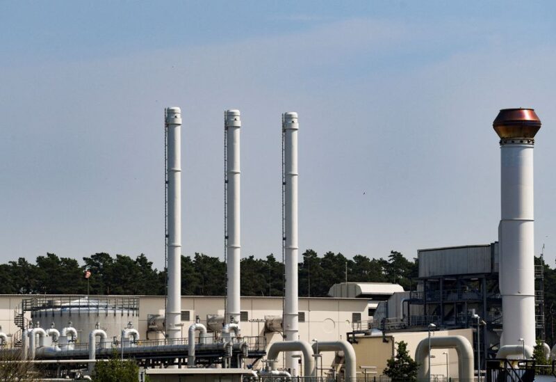 A view shows pipes at the landfall facilities of the 'Nord Stream 1' gas pipeline in Lubmin, Germany, July 21, 2022. REUTERS/Annegret Hilse/File Photo