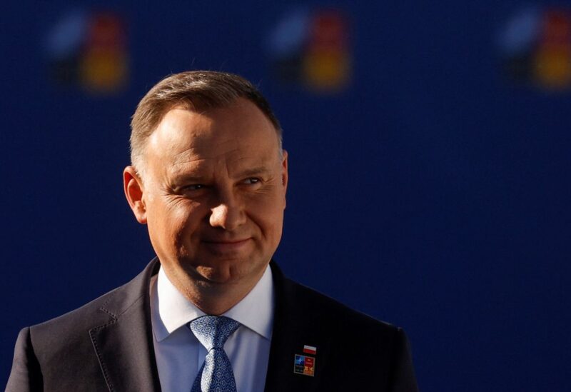 Poland's President Andrzej Duda attends a NATO summit in Madrid, Spain June 30, 2022. REUTERS/Susana Vera