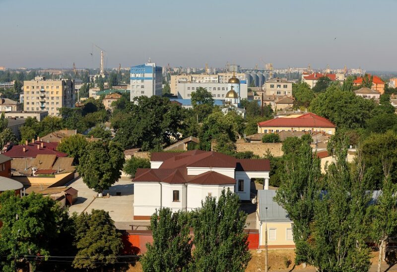 A general view shows the Russia-controlled city of Kherson, Ukraine July 24, 2022. REUTERS/Alexander Ermochenko