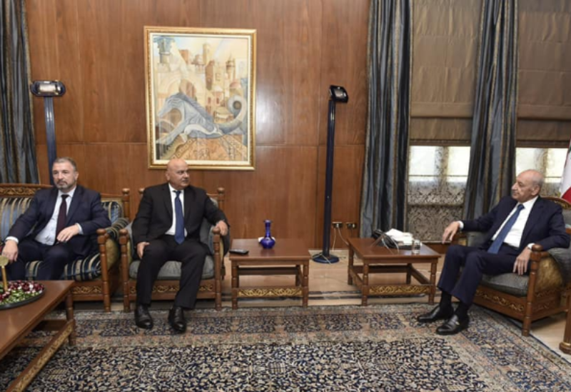 Parliament Speaker Berri meets with WB’s new country director, Arab agricultural ministerial delegation