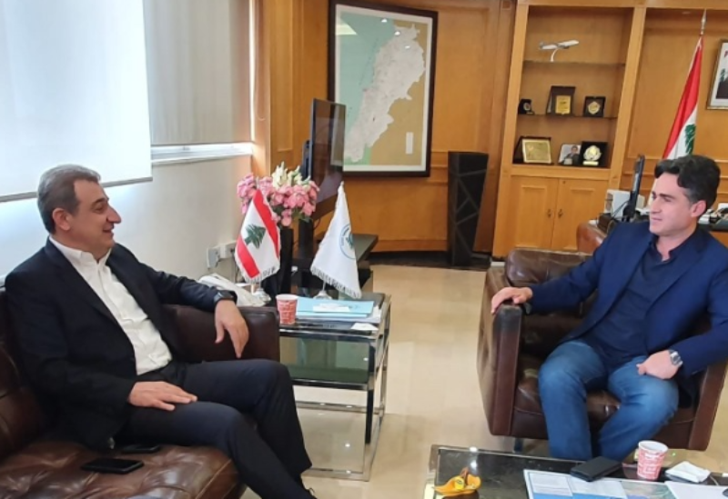 Minister Hamieh broaches general situation and developmental affairs with MP Abou Faour