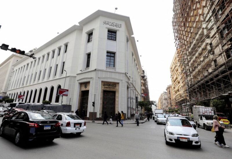 Egypt's Central Bank headquarters are seen in downtown Cairo, Egypt, March 22, 2022. REUTERS/Mohamed Abd El Ghany