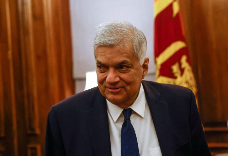 Sri Lanka's President Ranil Wickremesinghe looks on during an interview with Reuters at Presidential Secretariat, amid the country's economic crisis, in Colombo, Sri Lanka August 18, 2022. REUTERS/ Dinuka Liyanawatte/File Photo