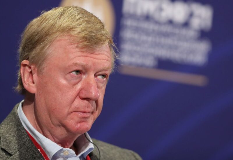 Anatoly Chubais, special representative of Russian President for relations with international organizations to achieve sustainable development goals, attends a session of the St. Petersburg International Economic Forum (SPIEF) in Saint Petersburg, Russia, June 3, 2021. REUTERS/Evgenia Novozhenina