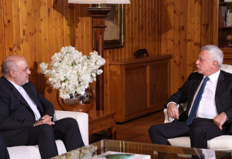 Frangieh broaches overall developments with Iranian ambassador