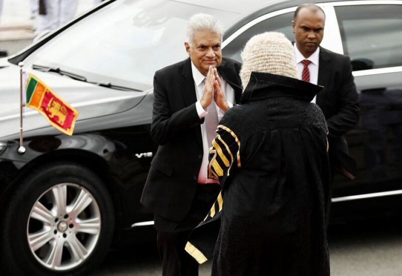 Sri Lanka's President Ranil Wickremesinghe arrives to inaugurate a new session of parliament and deliver his first policy statement, amid the country's economic crisis, in Colombo, Sri Lanka August 3, 2022. REUTERS/ Dinuka Liyanawatte