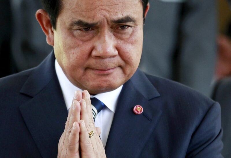 Thailand's Prime Minister Prayuth Chan-ocha gestures after presiding over Thailand Corporate Excellence Award for Financial Management at the Government House in Bangkok, Thailand, September 9, 2015. REUTERS/Chaiwat Subprasom/File Photo