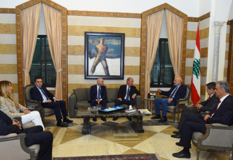Interior minister Mawlawi meets sovereign front for Lebanon delegation, several lawmakers
