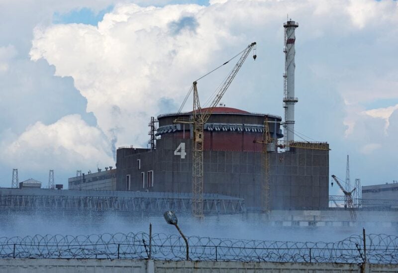 A view shows the Zaporizhzhia Nuclear Power Plant in the course of Ukraine-Russia conflict