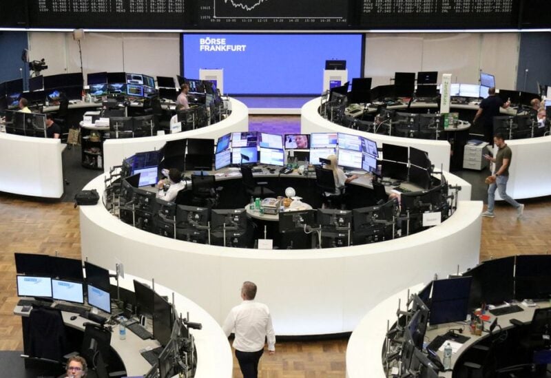 The German share price index DAX graph is pictured at the stock exchange in Frankfurt, Germany, August 8, 2022