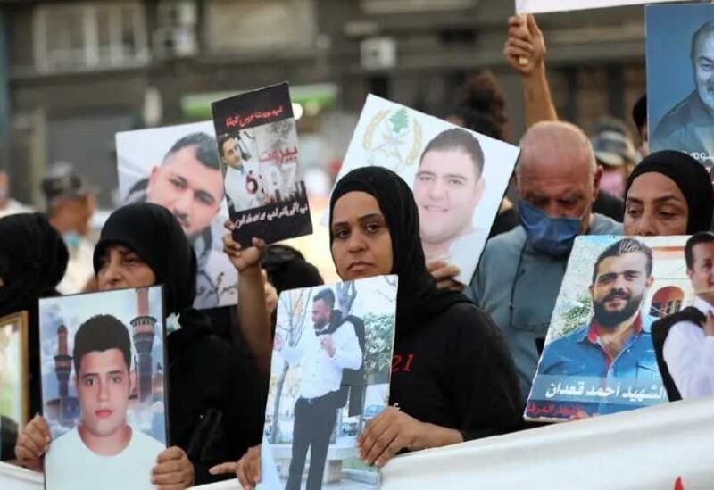 Families of Beirut port explosion's victims