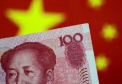 A China yuan note is seen in this illustration photo May 31, 2017