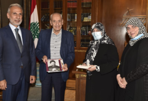 Parliament Speaker Berri confers with French ambassador over general situation