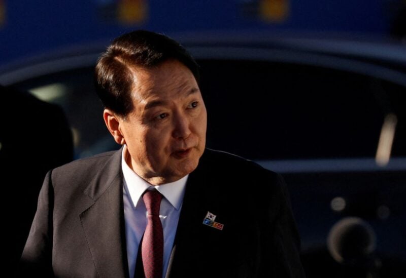 South Korea's President Yoon Suk-yeol attends a NATO summit in Madrid, Spain June 30, 2022. REUTERS/Susana Vera/File Photo
