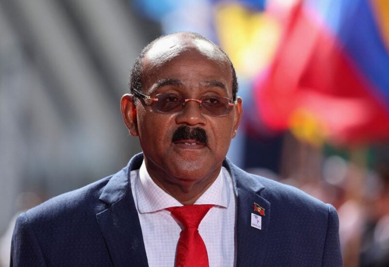Antigua and Barbuda's Prime Minister Gaston Browne arrives at the ninth Summit of the Americas, in Los Angeles, California, U.S., June 8, 2022. REUTERS/Lucy Nicholson/File Photo