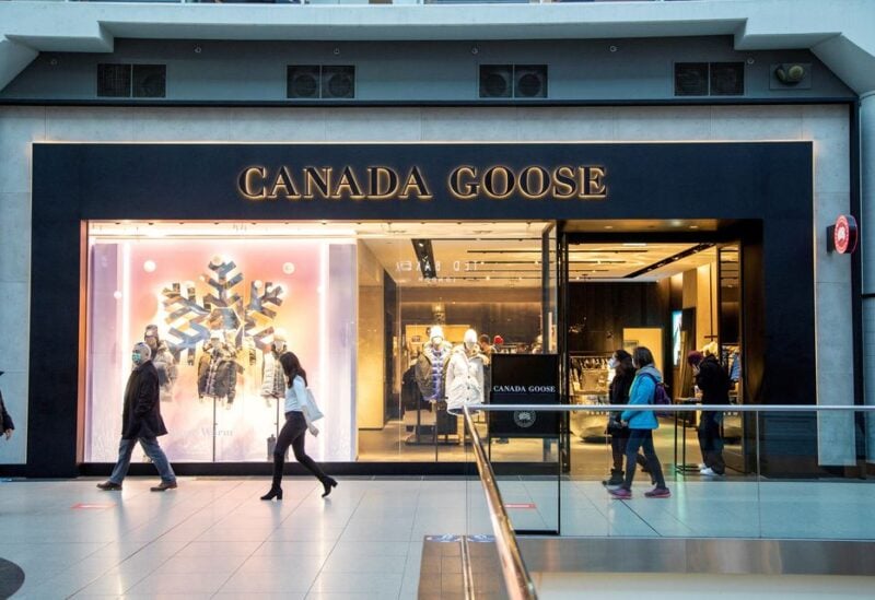 A Canada Goose store in the CF Toronto Eaton Centre shopping mall in Toronto, Ontario, Canada December 13, 2021. REUTERS/Carlos Osorio/File Photo