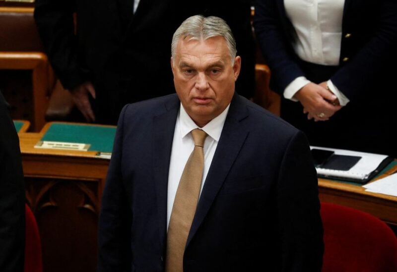Hungarian Prime Minister Viktor Orban attends the autumn session of parliament in Budapest, Hungary, September 26, 2022. REUTERS/Bernadett Szabo