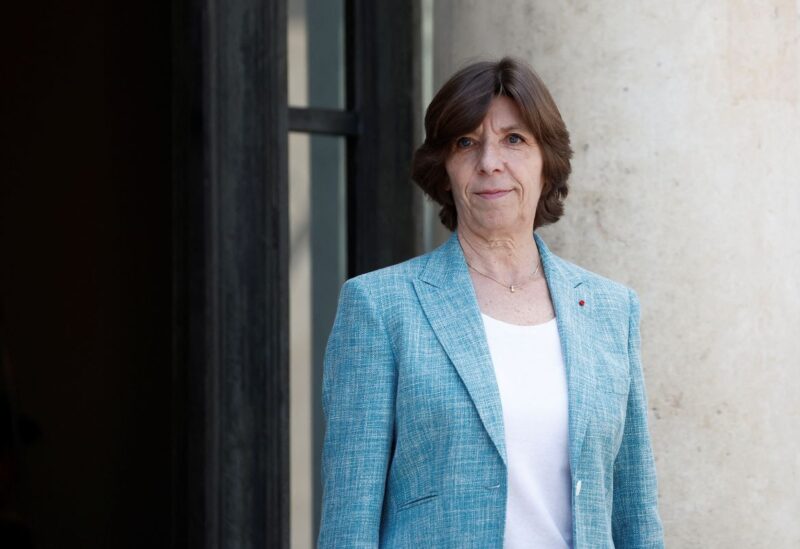 French Foreign and European Affairs Minister Catherine Colonna leaves the Elysee Palace after the weekly cabinet meeting in Paris, France, July 29, 2022. REUTERS/Benoit Tessier